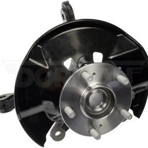 Dorman Spindle, OE Solutions ™, Steel, Painted, With Hub/ Bearing/ Axle Nut and Dust Shield, Single – 686-357