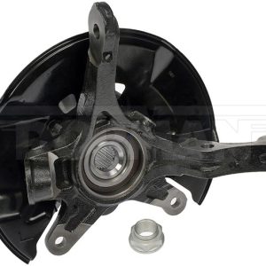 Dorman Spindle, OE Solutions ™, Steel, Painted, With Hub/ Bearing/ Axle Nut and Dust Shield, Single – 686-357