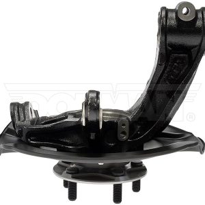 Dorman Spindle, OE Solutions ™, Steel, 30 Spline, Black, Natural, Loaded Knuckle with Hub/ Bearing/ Dust Shield/ Axle Nut and Bolt, Single – 686-372