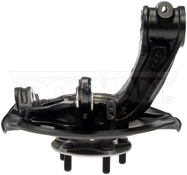 Dorman Spindle, OE Solutions ™, Steel, 30 Spline, Black, Natural, Loaded Knuckle with Hub/ Bearing/ Dust Shield/ Axle Nut and Bolt, Single – 686-372