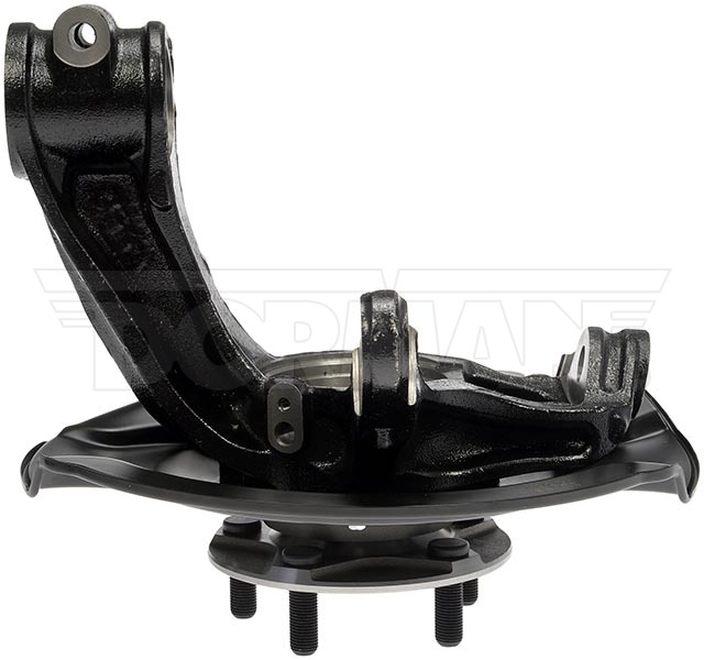 Dorman Spindle, OE Solutions ™, Steel, 30 Spline, Black, Natural, Loaded Knuckle with Hub/ Bearing/ Dust Shield/ Axle Nut and Bolt, Single – 686-373