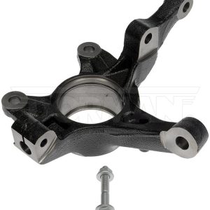 Dorman Spindle, OE Solutions™, Steel, Black/ Silver, With 1 Knuckle/ 1 Bolt/ 1 Nut – 686-396