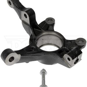 Dorman Spindle, OE Solutions™, Steel, Black/ Silver, With 1 Knuckle/ 1 Bolt/ 1 Nut – 686-397