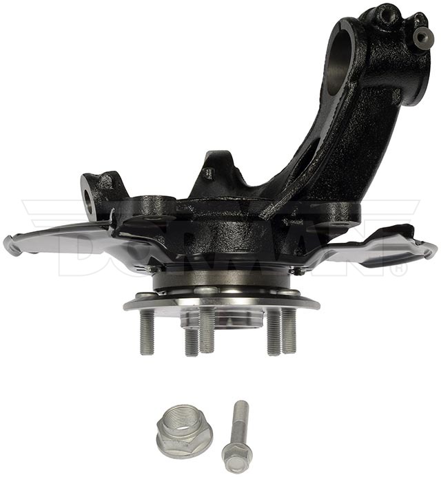Dorman Spindle, OE Solutions™, Steel, Single, Loaded Knuckle with Hub/ Bearing/ Dust Shield/ 5 Wheel Studs/ 5 Flange Bolts/ ABS, 30 Spline – 686-425