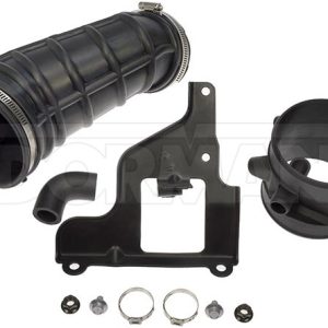 Dorman Air Intake Hose, OE Solutions™, 2.95 Inch Inlet Diameter/ 3.85 Inch Outlet Diameter, 9 Inch Length, Black, Rubber – 696-007