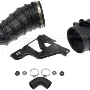 Dorman Air Intake Hose, OE Solutions™, 2.95 Inch Inlet Diameter/ 3.85 Inch Outlet Diameter, 9 Inch Length, Black, Rubber – 696-007