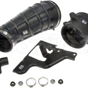 Dorman Air Intake Hose, OE Solutions™, 2.95 Inch Inlet Diameter/ 3.85 Inch Outlet Diameter, 9 Inch Length, Black, Rubber – 696-007