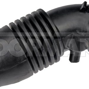 Dorman Air Intake Hose, OE Solutions ™, 3.4 Inch Inlet Diameter/ 10 Inch Outlet Diameter, 2.75 Inch Length, Black, Rubber – 696-020