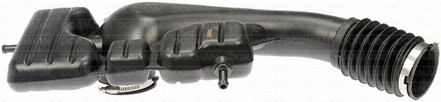 Dorman Air Intake Hose, OE Solutions ™, 2.77 Inch Inlet Diameter/ 2.73 Inch Outlet Diameter, 24 Inch Length, Black, Plastic/ Rubber – 696-423