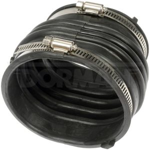 Dorman Air Intake Hose, OE Solutions™, 4.35 Inch Inlet/ 3.9 Inch Outlet Diameter, 3.6 Inch Length, Molded Assembly, Black, Rubber – 696-534