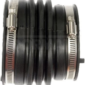 Dorman Air Intake Hose, OE Solutions™, 4.35 Inch Inlet/ 3.9 Inch Outlet Diameter, 3.6 Inch Length, Molded Assembly, Black, Rubber – 696-534