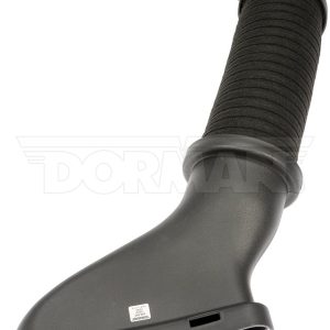 Dorman Air Intake Hose, OE Solutions™, 0.9 Inch Inlet/ 2.81 Inch Outlet Diameter, 19-1/4 Inch Length, Molded Assembly, Black, Plastic – 696-565