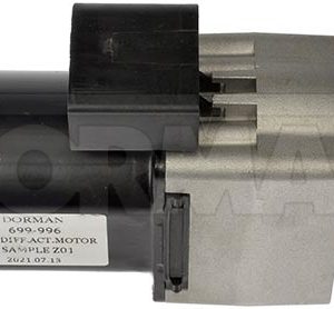 Dorman Differential Locker Actuator Motor, OE Solutions ™, Electronic, Aluminum/ Steel, 10 Blade Terminal, With O-Ring/ Splined Shaft – 699-996