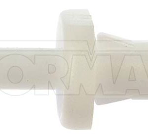 Dorman Molding Clip, Auto Grade ™, Panel Retainer, White, Nylon, 0.641 Inch Overall Length, Set of 15 – 700-791