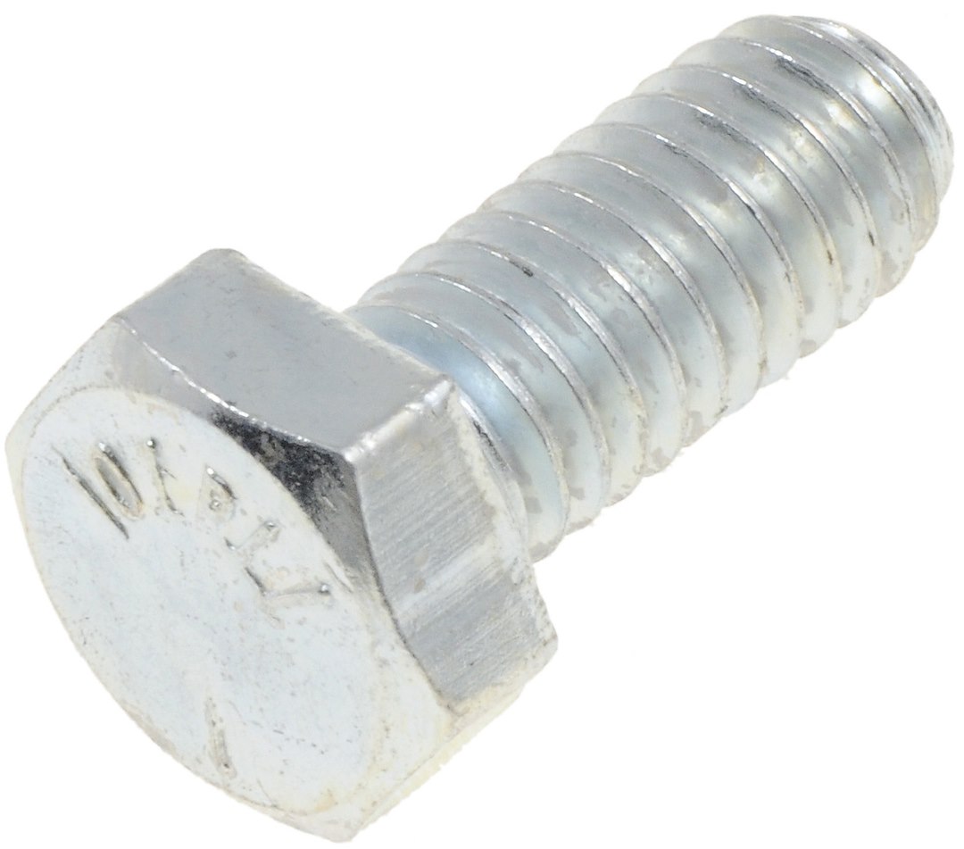 Dorman Bolt, Autograde™, Standard Bolt, 5- 5/16-18 X 0.75 Inch Thread Size, Hex Style Head, Chrome, Steel, Pack of 4 – 760-107N