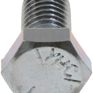 Dorman Bolt, Autograde ™, Standard Bolt, 5- 3/8-16 X 0.75 Inch Thread Size, Hex Style Head, Chrome, Steel, Set of 2 – 760-207N