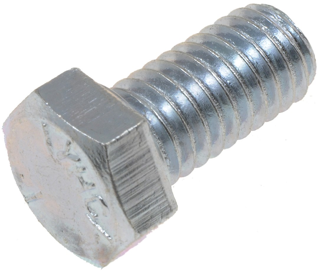 Dorman Bolt, Autograde ™, Standard Bolt, 5- 3/8-16 X 0.75 Inch Thread Size, Hex Style Head, Chrome, Steel, Set of 2 – 760-207N