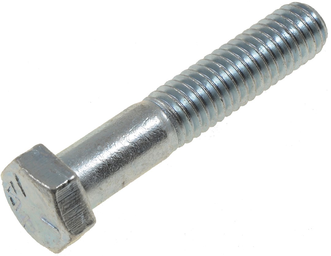 Dorman Bolt, Autograde ™, Standard Bolt, 5- 3/8-16 X 2.0 Inch Thread Size, Hex Style Head, Chrome, Steel, Set of 2 – 760-220N