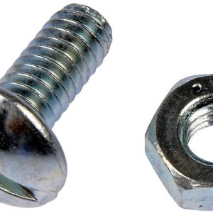 Dorman Bolt, Autograde ™, Standard Bolt, 1/4 – 20 Inch Thread Size, Slotted Round, Chrome, Steel, Pack of 10 – 762-010N