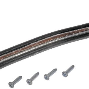 Dorman Interior Door Pull, Strap, Black and Brown, Rubber, With Mounting Hardware – 77202