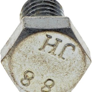 Dorman Bolt, Autograde™, Metric Bolt, M6-1.0 Inch Thread Size, 10 Millimeter Under Head Length, Hex Style Head, Chrome, Steel, Pack of 3 – 780-210N