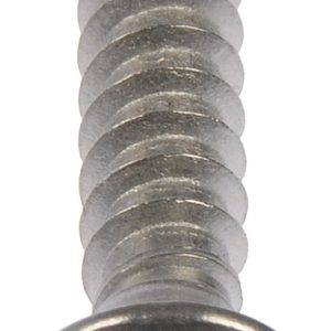 Dorman Screw, Autograde™, Self Tapping, #6 X 1/2 Inch Length/ #6 X 3/4 Inch Length, Oval Head, Stainless Steel, Pack of 12 – 784-100