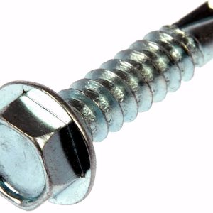 Dorman Screw, Autograde™, Self Tapping, #6 X 1/2 Inch Length/ #6 X 3/4 Inch Length, Pan Head, Stainless Steel, Pack of 12 – 784-105