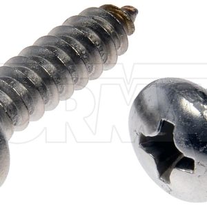 Dorman Screw, OE Solutions ™, Self Tapping Screw, Number 6 X 1/2 Inch and Number 6 X 3/4 Inch Length, Pan Head, Steel, Pack of 12 – 784-105D