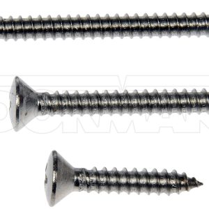 Dorman Screw, OE Solutions™, Self Tapping Screw, Number 10 Thread Size, Steel, Pack of 12 – 784-145D