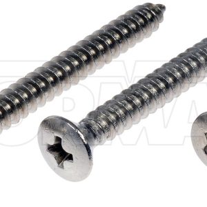 Dorman Screw, OE Solutions™, Self Tapping Screw, Number 10 Thread Size, Steel, Pack of 12 – 784-145D