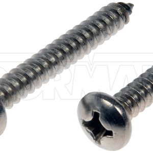 Dorman Screw, OE Solutions ™, Self Tapping Screw, Number 12 Thread Size, Pan Head, Steel, Pack of 8 – 784-170D