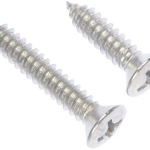 Dorman Screw, Autograde™, Self Tapping, #14 X 1 Inch Length/ #14 X 1.5 Inch Length, Oval Head, Stainless Steel, Pack of 6 – 784-180