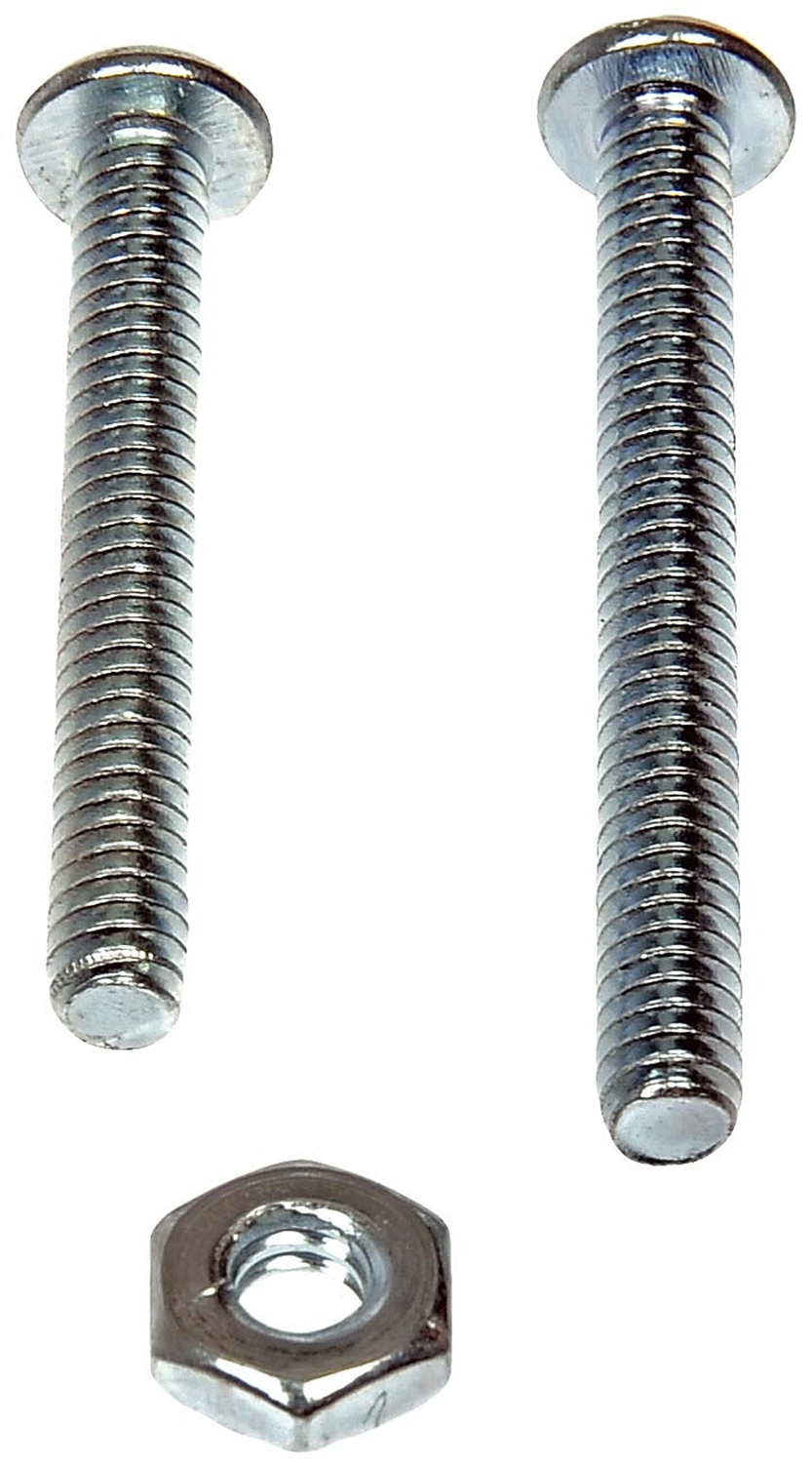 Dorman Bolt, Autograde ™, Stove Bolt, With Nuts, 3/16-24 Inch Coarse Thread, 1-1/2 Inch Length and 1-3/4 Inch Length, Slotted Head, Natural – 784-604