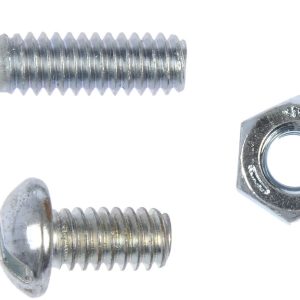 Dorman Bolt, Autograde™, Stove Bolt, With Nuts, 1/4-20 Inch Coarse Thread, 1/2 Inch Length and 3/4 Inch Length, Slotted Head, Natural – 784-608
