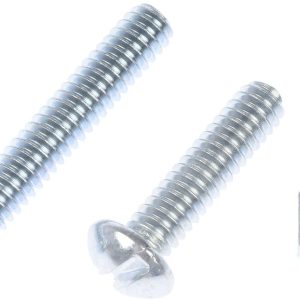 Dorman Bolt, Autograde ™, Stove Bolt, With Nuts, 1/4-20 Inch Coarse Thread, 1 Inch Length and 1-1/2 Inch Length, Slotted Head, Natural – 784-610