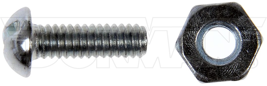 Dorman Screw, OE Solutions ™, Self Tapping Screw, Number 8-32 Thread Size, Flat Head, Steel, With 10 Machine Screws and 10 Nuts – 784-702D