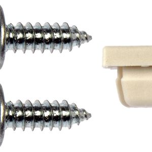 Dorman License Plate Mounting Hardware, OE Solutions ™, License Plate Fastener, Number 14 X 3/4 Inch, 3/4 Inch Length, With 12 Fasteners – 785-101D
