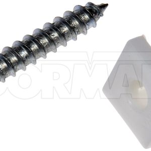 Dorman License Plate Mounting Hardware, OE Solutions ™, License Plate Fastener, Number 14 X 1-1/4 Inch Size, 1-1/4 Inch Length – 785-104D