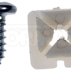 Dorman License Plate Mounting Hardware, OE Solutions ™, License Plate Fastener, Number 8 X 1/2 Inch Size, 1/2 Inch Length, With 8 Fasteners – 785-112D