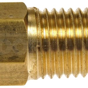 Dorman Tube End Fitting Nut, OE Solutions ™, 3/16 Inch Outer Diameter, 0.55 Inch Length, Brass, Single, Clamshell Package – 785-290D