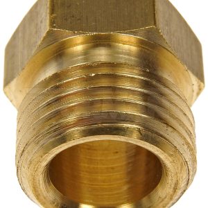 Dorman Tube End Fitting Nut, OE Solutions ™, 0.62 Inch Outer Diameter, 0.55 Inch Length, Brass, Single, Clamshell Package – 785-293D