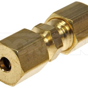 Dorman Compression Fitting, OE Solutions ™, 1/8 Inch Union Fitting, Brass, Pack of 2 – 785-300D