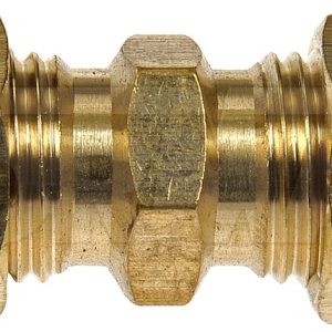 Dorman Compression Fitting, OE Solutions ™, 1/4 Inch Union Fitting, Brass, Pack of 2 – 785-304D