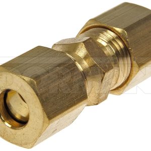 Dorman Compression Fitting, OE Solutions ™, 1/4 Inch Union Fitting, Brass, Pack of 2 – 785-304D