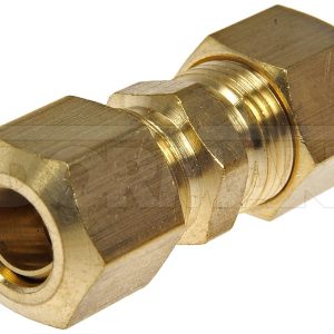 Dorman Compression Fitting, OE Solutions ™, 5/16 Inch Union Fitting, Brass, Pack of 2 – 785-306D
