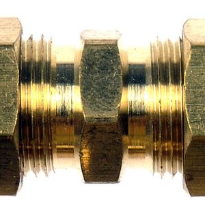 Dorman Compression Fitting, Autograde ™, For Use with 3/8 Inch Line, Brass, Set of 2 – 785-308