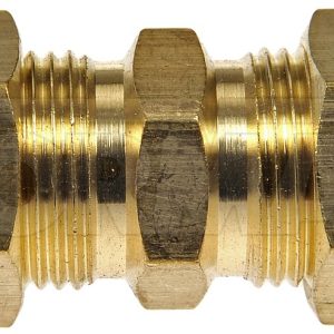 Dorman Compression Fitting, OE Solutions ™, 3/8 Inch Union Fitting, Brass, Pack of 2 – 785-308D