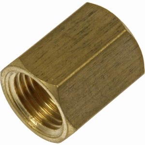 Dorman Coupler Fitting, Autograde™, Union, 1/4 Inch Tube X 1/4 Inch Tube, Straight, Brass, Set of 2 – 785-312