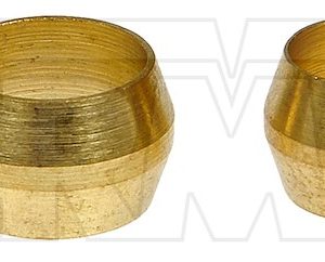 Dorman Compression Fitting, OE Solutions ™, 0.187 Inch/ 0.25 Inch/ 0.312 Inch/ 0.375 Inch Inside Diameter, Brass, Pack of 4 – 785-318D