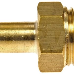 Dorman Fuel Line Fitting, OE Solutions ™, Inverted Flare Male Connector, Barbed End, 5/8-18 Unf Thread Size, 1.34 Inch Length, Brass – 785-404D